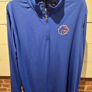 NWT Boise State Broncos Men’s 2XL Pullover 1/4 Zip